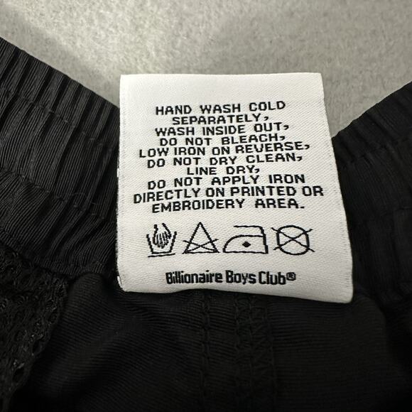 Billionaire Boys Club BBC Outlook Shorts Black Pockets Nylon Size Large - Picture 10 of 11